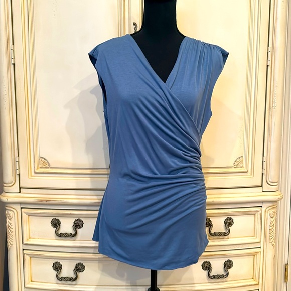 Blue gray blouse - Picture 1 of 6